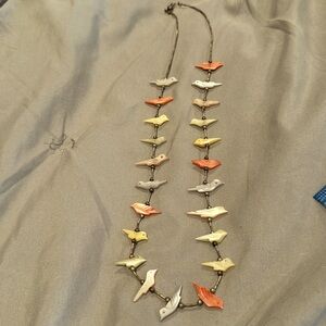 Vintage Native American Fetish Necklace